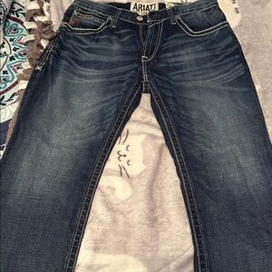 Ariat Men's Dark Blue Relaxed Jeans